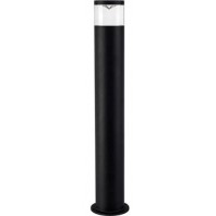 3A Lighting-PERSPEX GLASS BOLLARD LIGHT - TITANIUM / BLACK